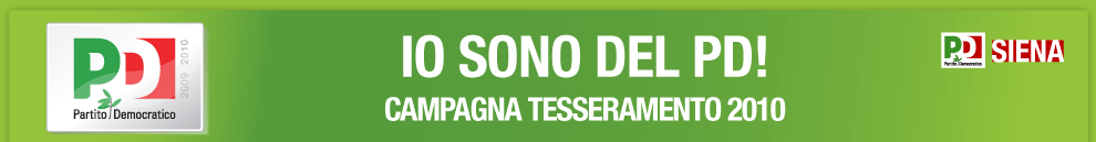 Io sono del PD - Campagna tesseramento 2010